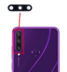 Huawei Uyumlu Y6P Kamera Lensi Camı MED-LX9 MED-LX9N