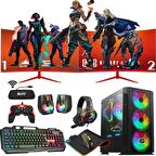 Zeiron Amx60 Plus AMD 3600 16 GB DDR4 RAM 240 GB SSD 1 TB HDD AMD Radeon RX 550 FreeDos Masaüstü Bilgisayar 