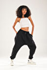 Siyah Harem Jogger Pantolon COC1143