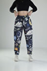 Gezegen Desenli Baget Pantolon COC1676