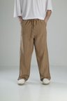 Aerobin Keten Kahve Baggy Pantolon COC2508