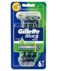 Gillette Blue3 Sensitive Kullan At Tıraş Bıçağı 6'lı Poşet