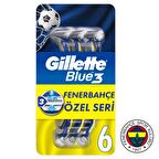 Gilette Blue 3 6'lı 3 Bıçaklı Tüm Cilt Tipleri İçin Kullan At Tıraş Bıçağı