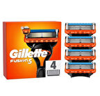 Gillette Fusion 4'lü Yedek Tıraş Bıçağı 