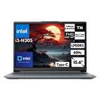 Lenovo IdeaPad Slim 3 15IAN8 i3-N305 8 GB 4 TBSSD UHD Graphics 15.6" FHD FreeDos Notebook 82XB00B4TXAT5
