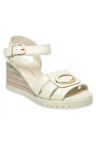 Mammamia D25Ys-2775 Günlük Krem Kadın Sandalet