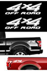 4x4 Off Road Sticker Oto Araba Sticker 40 X 13 Cm (2 ADET)
