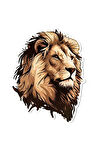 Orman kralı aslan Sticker Araba, Motorsiklet Sticker 19CM