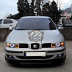 Seat Toledo 1999-2004 Uyumlu H lip Esnek Ön Lip 2 Parça Karlık Ön Ek Tampon Altı Dil