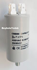 3 MF Kondansatör , 3 mf 450 VAC 50 HZ Motor Kapasitör
