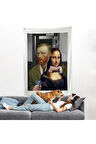 Mona Lisa'yı Rehin Alan Van Gogh Duvar Örtüsü-7761