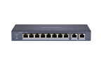 Hikvision DS-3E310P-E/M(B) 8 Port PoE (80W) 10/100Mbps + 2GE Uplink Switch