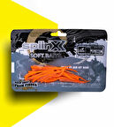 Spıınx Sandworm Lrf Silikon 6Cm 18P Glow Renk: Orange Gum