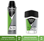 Rexona Men Clinical Protection Erkek Sprey Deodorant ve Stick Deodorant