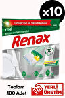 Renax Bulaşık Makinesi Kapsülü Hepsi Bir Arada 10 lu x 10 Adet