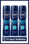 Nivea Erkek Deodorant Dry Fresh 150 ml x 3 Adet