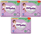 Canbebe Bebek Bezi Fırsat Paketi 7 Beden XXL (17+ Kg) 28 li x 3 Adet