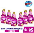 Bingo Soft Konsantre Çamaşır Yumuşatıcısı Begonvil 1440 ml x 6 Adet