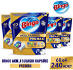 Bingo Akıllı Kapsül Pro Max Bulaşık Makinesi Deterjanı Tableti 240 lı