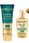Bioxcin Keratin Argan Saç Bakım Yağı 150 ml ve Saç Bakım Kremi 250 ml
