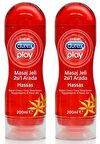 Durex Play Kayganlaştırıcı ve Masaj Jeli Hassas 200 ml x 2 Adet