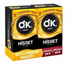 Okey Prezervatif Hisset 20 li x 2 Adet (40 lı)