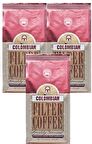 Colombian Orta Sert İçim Öğütülmüş Colombia Filtre Kahve 3 x 250 gr