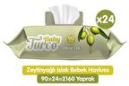 Baby Turco Zeytinyağlı Islak Bebek Havlusu 90 lı x 24 Adet