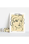Dekoratif Çerçevesiz Poster Sophia Girl Soyut Çerçevesiz Tablo