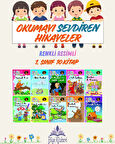 1. Sınıf Okumayı Sevdiren Renkli Resimli Hikayeler 2 - 10 Kitap
