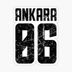 06 AMKARA Sticker Yapıştırma Oto Etiket 17cm