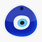 18cm Nazar Boncuğu Sticker Araba Duvar  Yapıştırma Etiket Mf4