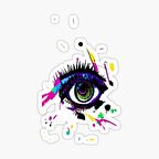 18cm Nazar Boncuğu Sticker Araba Duvar  Yapıştırma Etiket Mf17