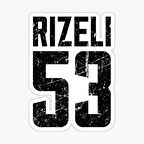 53 RİZE Sticker Yapıştırma Oto Etiket 17cm