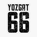 66 YOZGAT Sticker Yapıştırma Oto Etiket 17cm