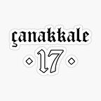 ÇANAKKALE Sticker Etiket Yapıştırma 18CM