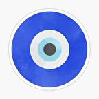 Nazar Boncuğu Sticker Araba 18cm Yapıştırma Etiket MD1