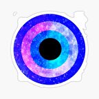 Nazar Boncuğu Sticker Araba 18cm Yapıştırma Etiket MD22