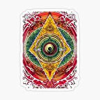 Nazar Boncuğu Sticker Araba 18cm Yapıştırma Etiket MD23