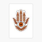 Nazar Boncuğu Yapıştırma Etiket Sticker Duvar 18cm Md16