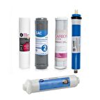 Su Arıtma Cihazlarına Uyumlu 5'li Filtre Seti Vontron Membranlı