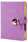 Victoria's Journals Vj Not Defteri Hush Hush Kilitli 13X18Cm 80 Gram 160 Yaprak Çizgili Lila 1333