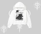 Kapşonlu Crop Sweatshirt Throttle Therapy No Brakes Just Freedom
