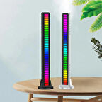 Sese Duyarlı RGB Müzik Ritim Ekolayzır 32 LED Işık Çubuğu!