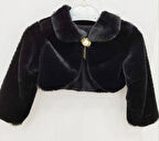 Pelüş Uzun Kol Kız Çocuk Bolerosu M00681