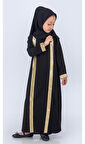 Medine İpek Kumaş Eşarplı Tesettür Namaz Elbise M00742