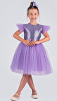 Tüllü Kız Çocuk KPL Elbise MNK0526