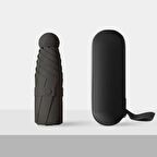 Özel Kılıflı Siyah Şemsiye