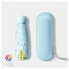 8 Telli Kapsül Şemsiye Mavi