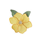 Agbtrend Sarı Manolya Nakışlı Sunum ve Kokteyl Peçetesi